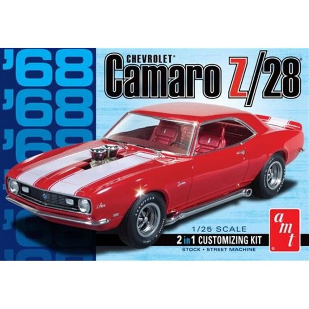 AMT 1968 Chevy Camaro Z/28 1/25 Scale Model Kit  COLLECTIBLES